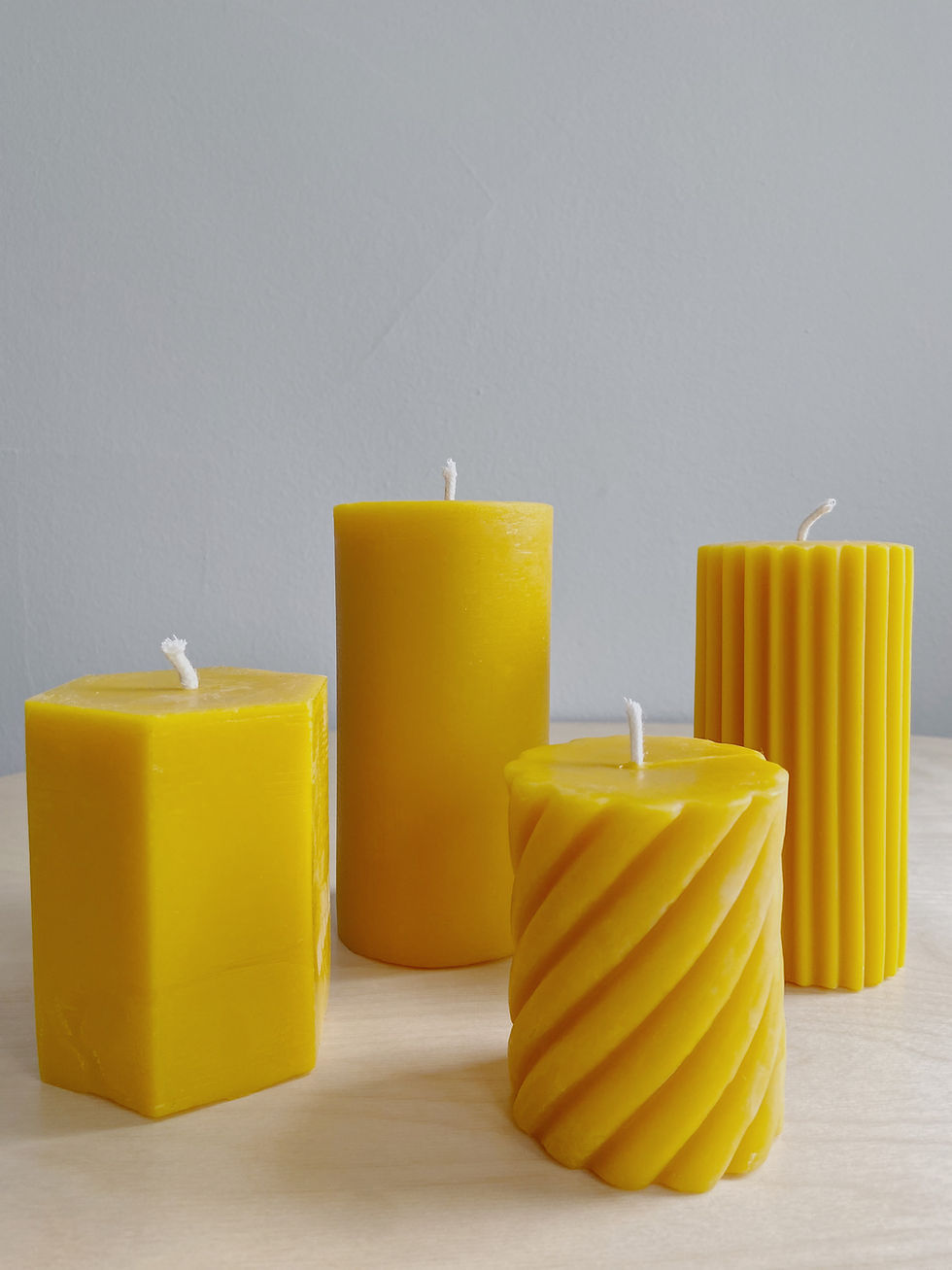 Thumbnail: Beeswax Large Pillar Candle | Kittilsen's Honey
