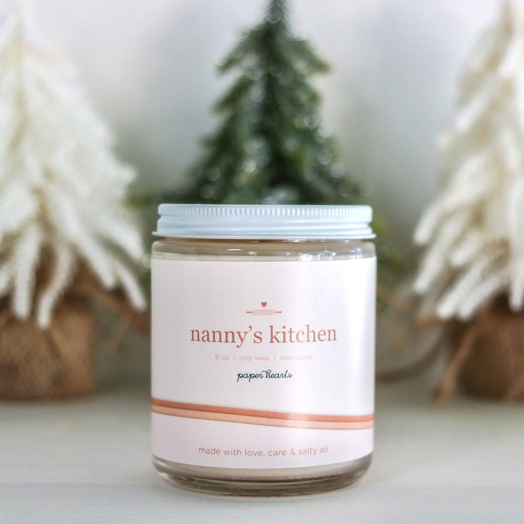 Nanny's Kitchen Candle | Halifax Paper Hearts