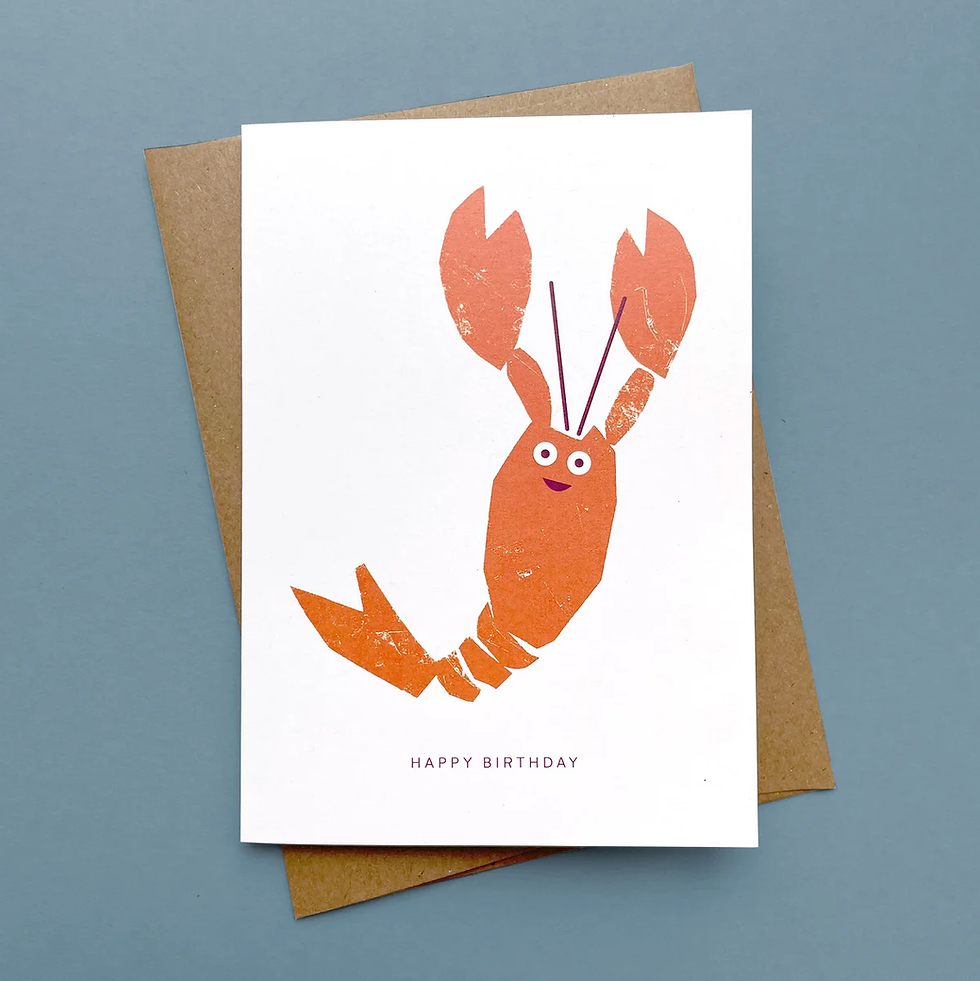 Lobster- Happy Birthday | Card | Kautzi