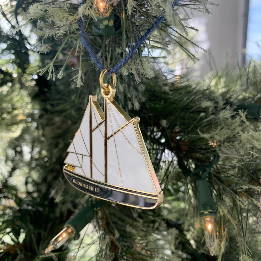 Bluenose Ornament/Keychain | Halifax Paper Hearts