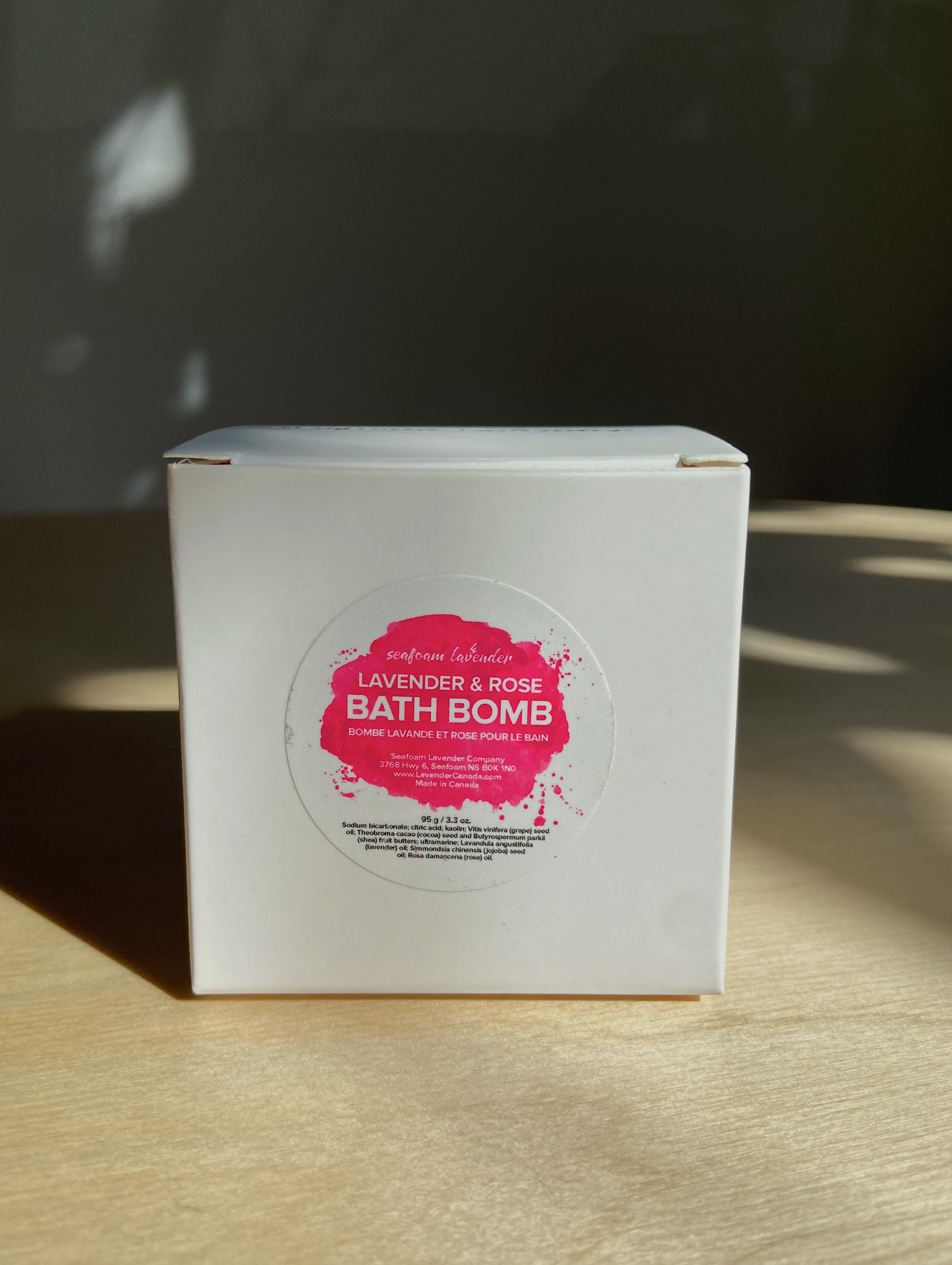 Lavender + Rose Bath Bomb | Seafoam Lavender Co.