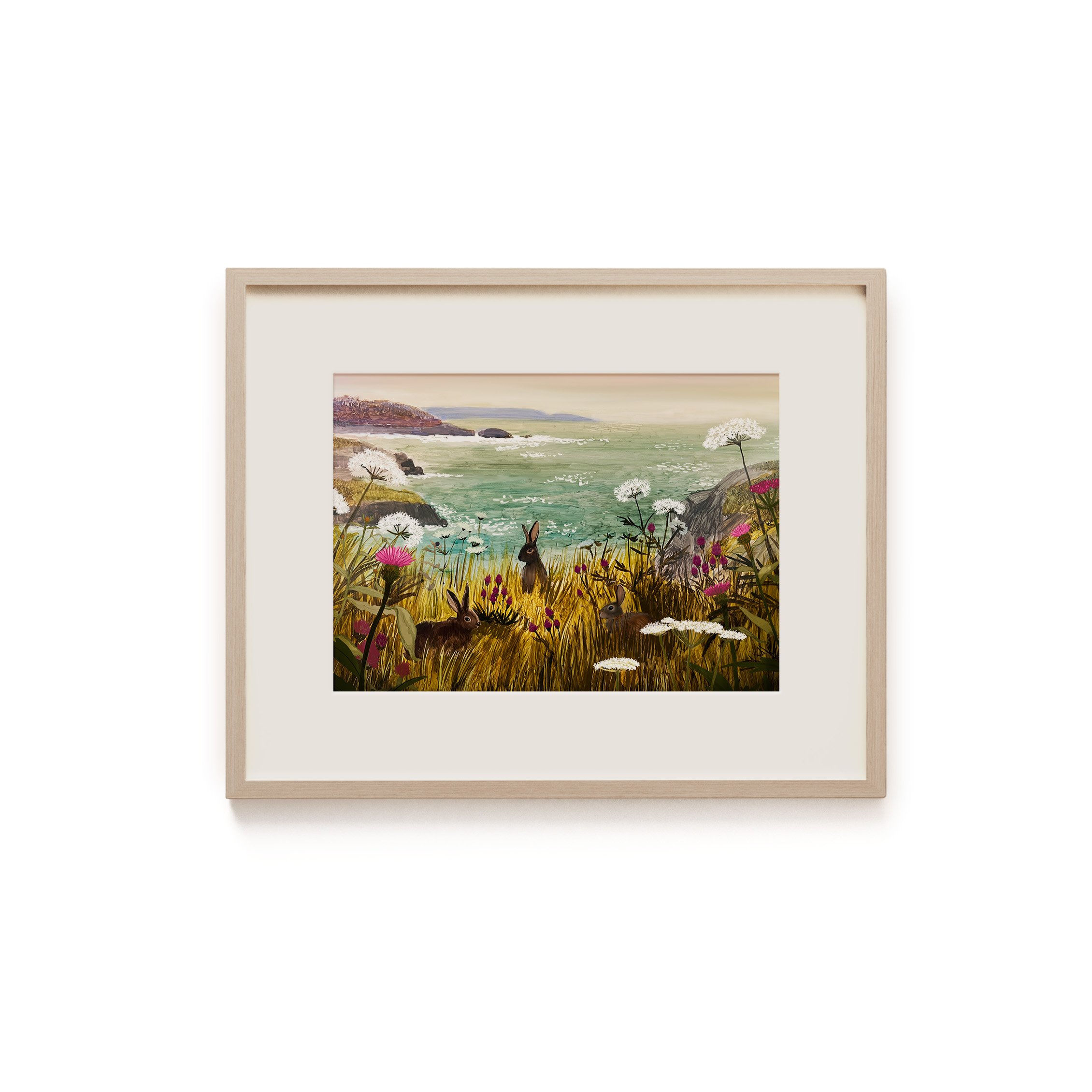 Rabbits by the Sea Print | Briana Corr Scott