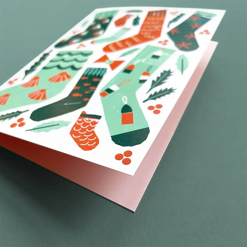Thumbnail: Christmas Stockings | Card | Kautzi