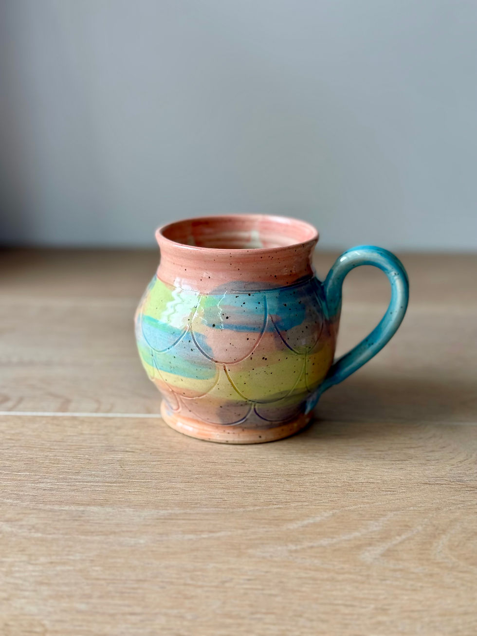 Thumbnail: Mermaid Mug | Pink | Alicia Kate Pottery