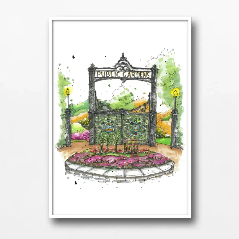 Halifax Public Gardens | Downtown Sketcher