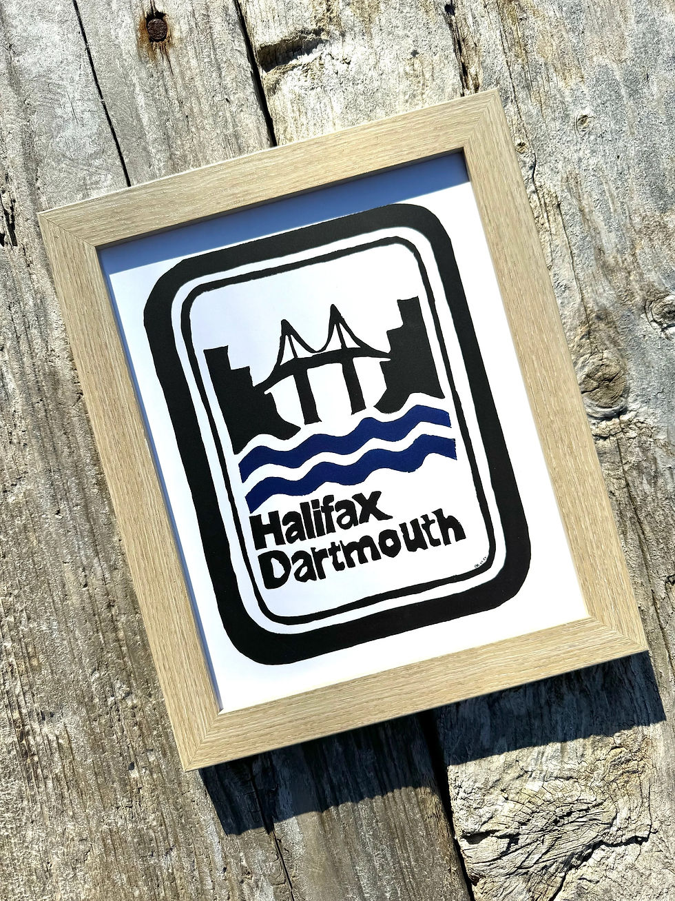 Thumbnail: Halifax + Dartmouth NS Hwy Sign | 8x10 Print | Erin Bulger