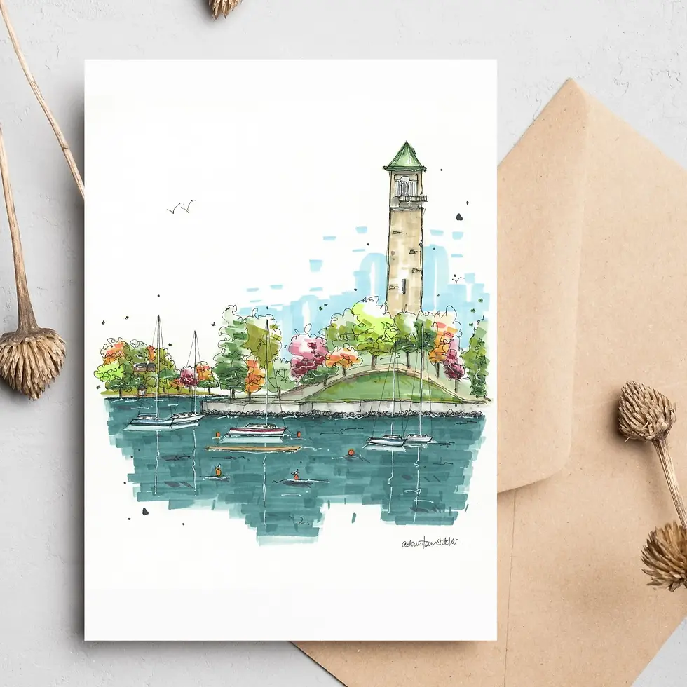Thumbnail: The Dingle- Sir Standford Fleming Park | Downtown Sketcher