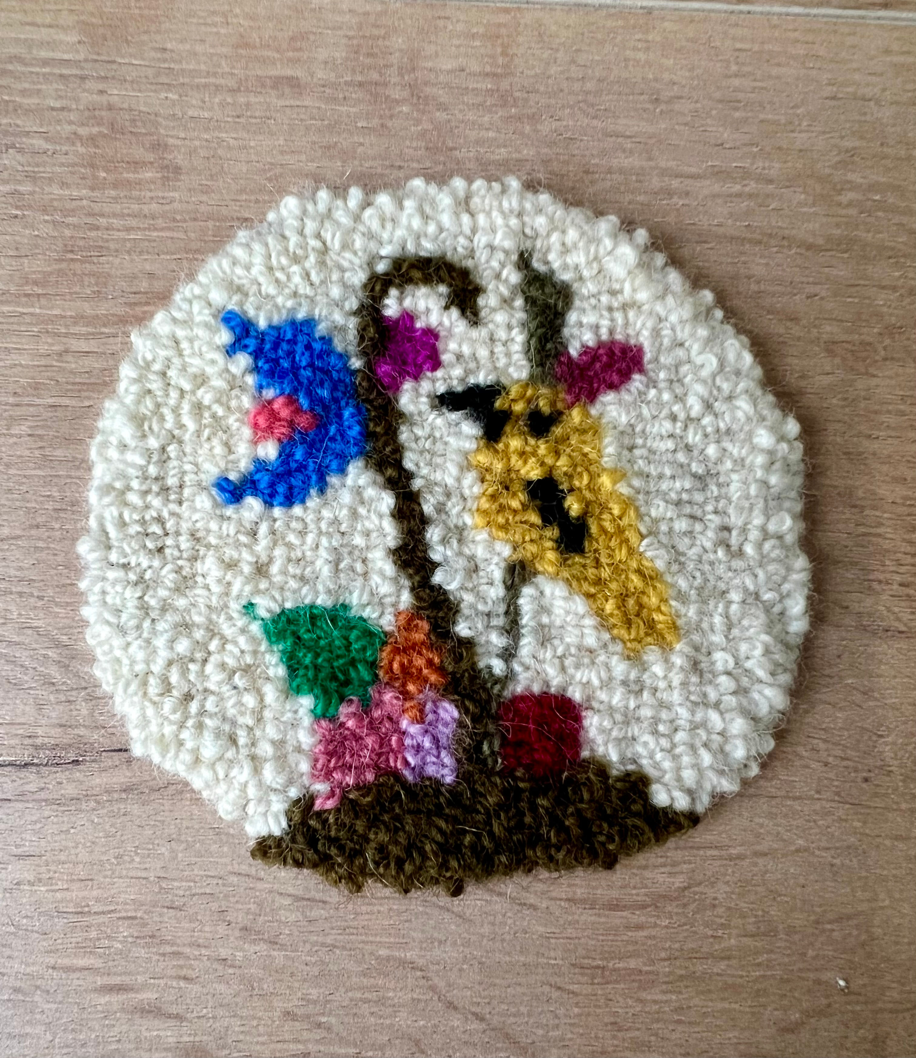 Tree of Life Coaster | Chéticamp Rug Hooking
