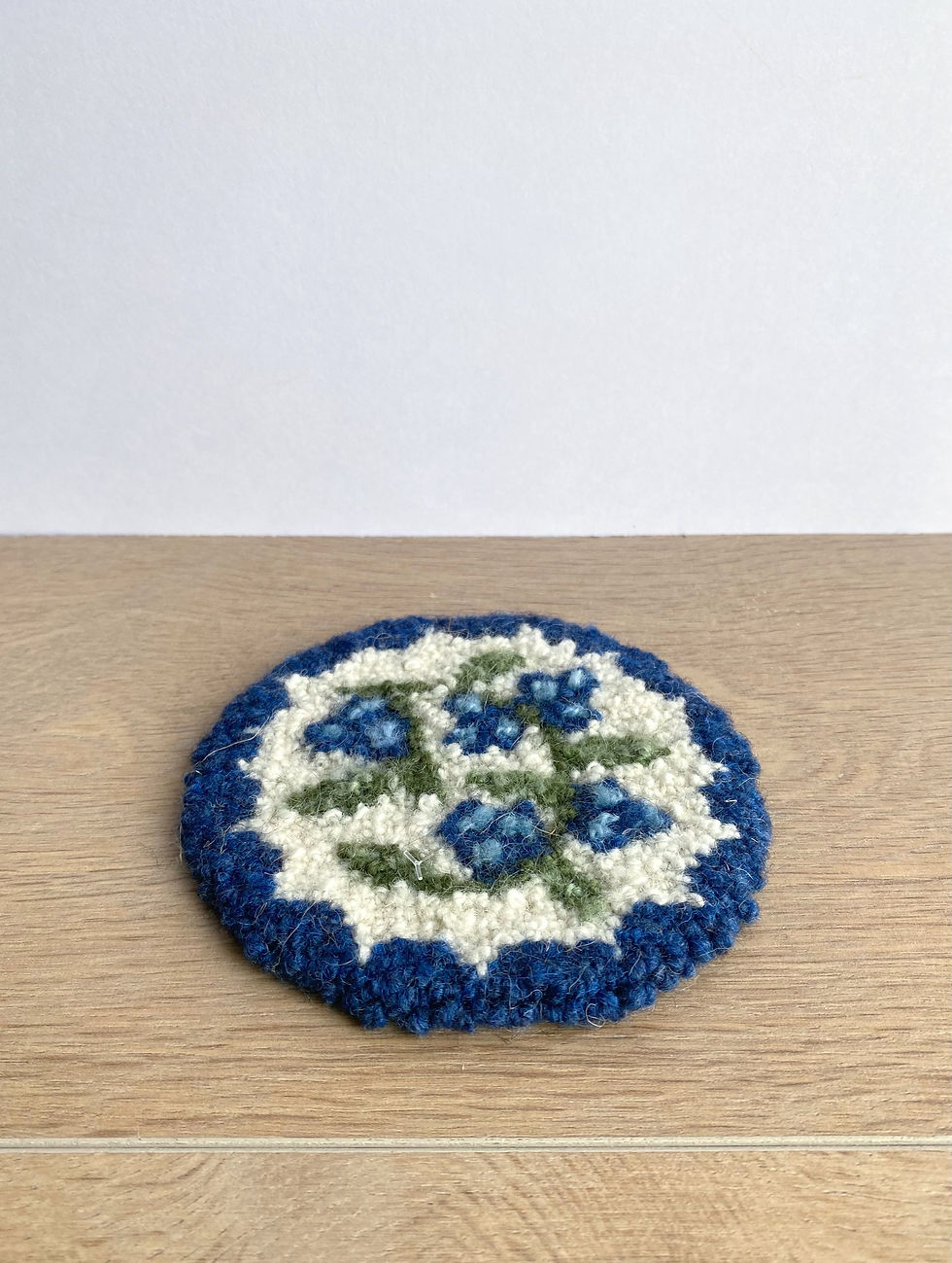 Thumbnail: Blueberry Coaster | Cheticamp Rug Hooking