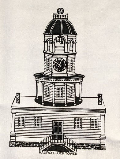 Halifax Clock Tower Tote Bag | Holdfast Ink