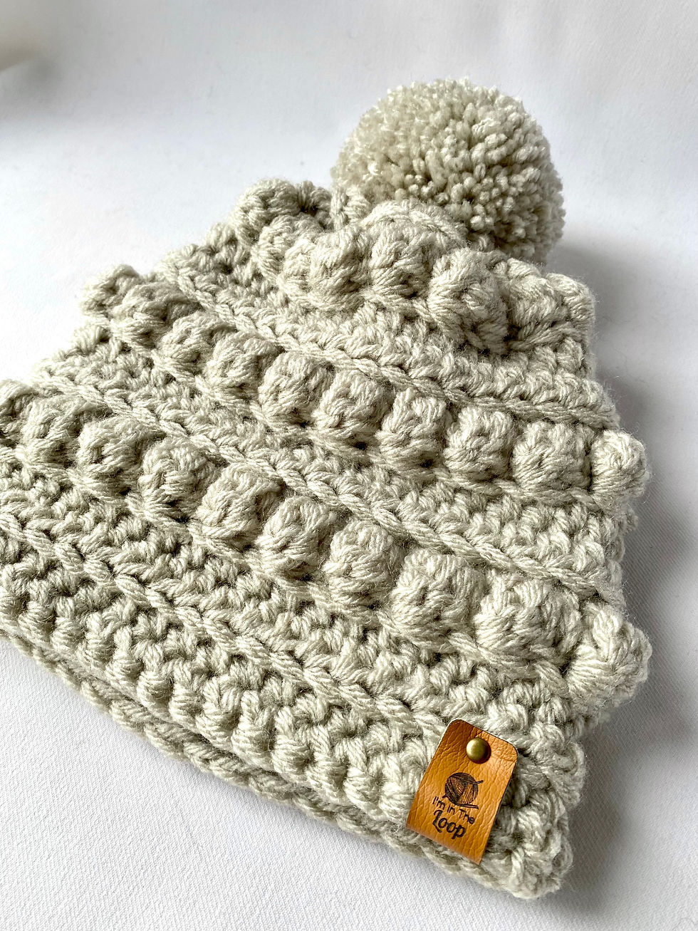 Thumbnail: Bobble Hat | Linen Cream | I'm In The Loop
