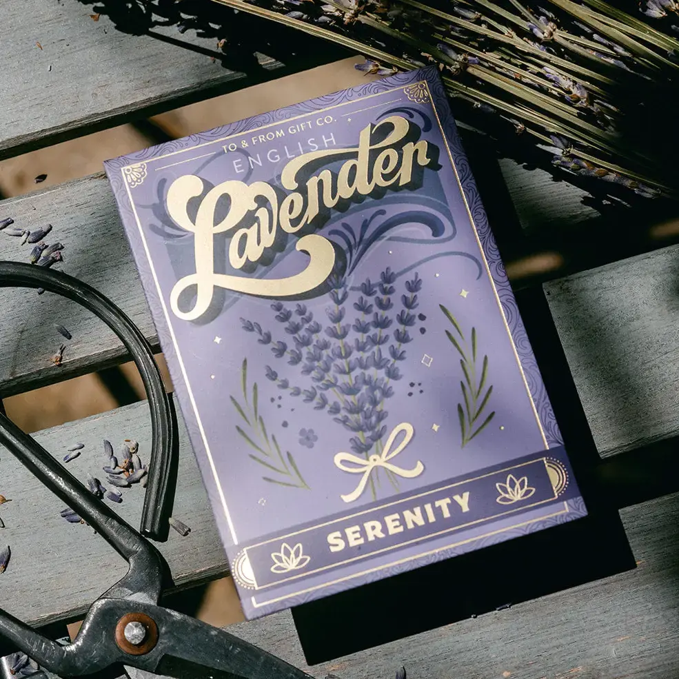 Lavender Seed Pack Card | Serenity | To & From Seed Co.