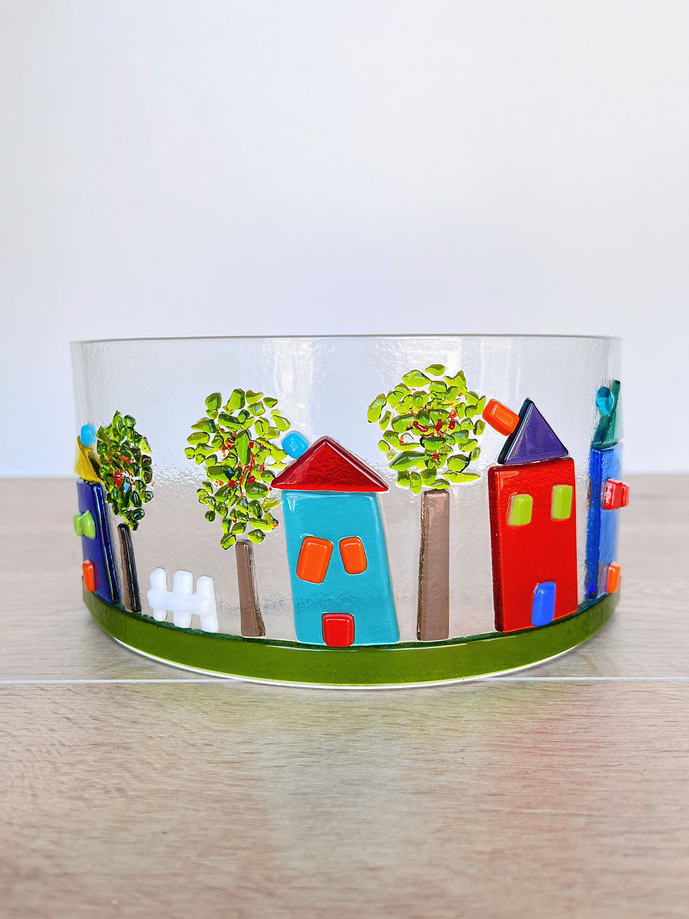 "In the Neighbourhood" Large Curved Scene Canoe Cove Studio