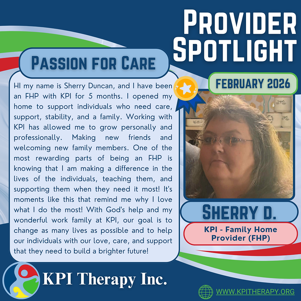 Provider Spotlight: Sherry D, Family Home Provider – February 2026
