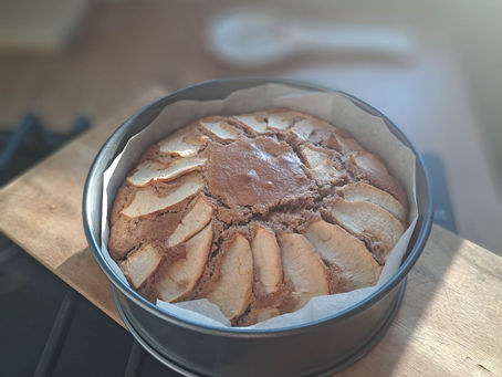 りんごとシナモンのケーキ
