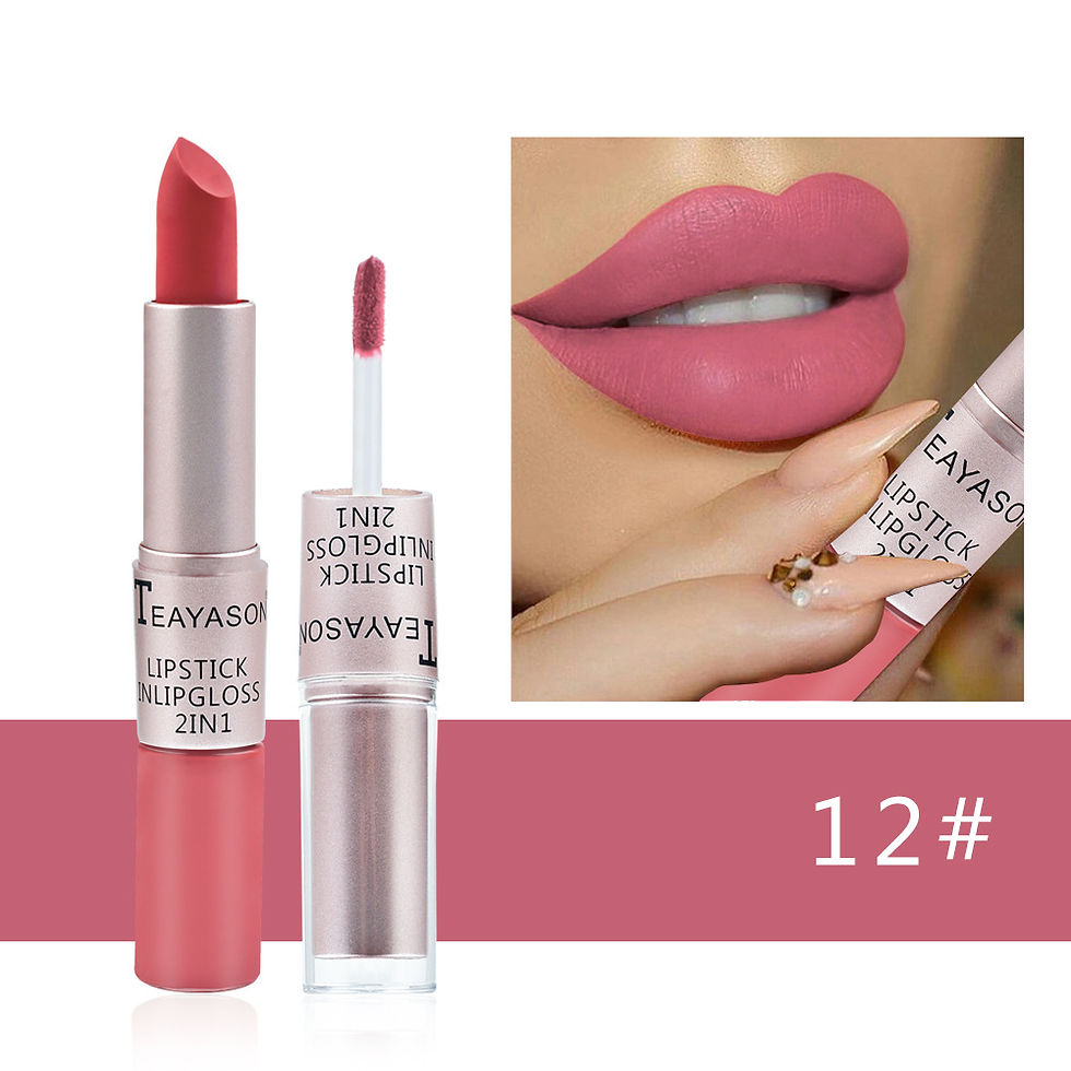 Miniatura: Batom 2 em 1 Teayason Matte Aveludado + Gloss