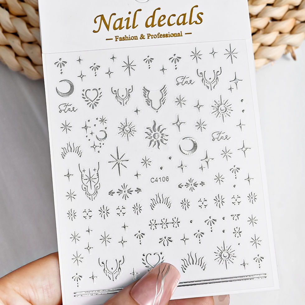 Miniatura: Adesivos Decorativos  3D para Unhas