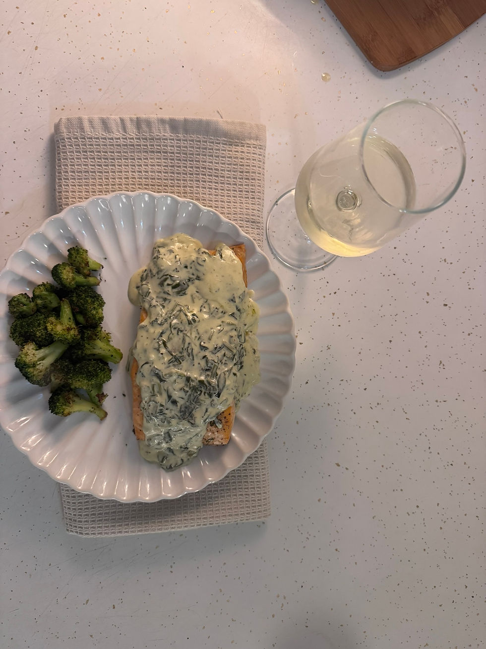 The final, plated product.