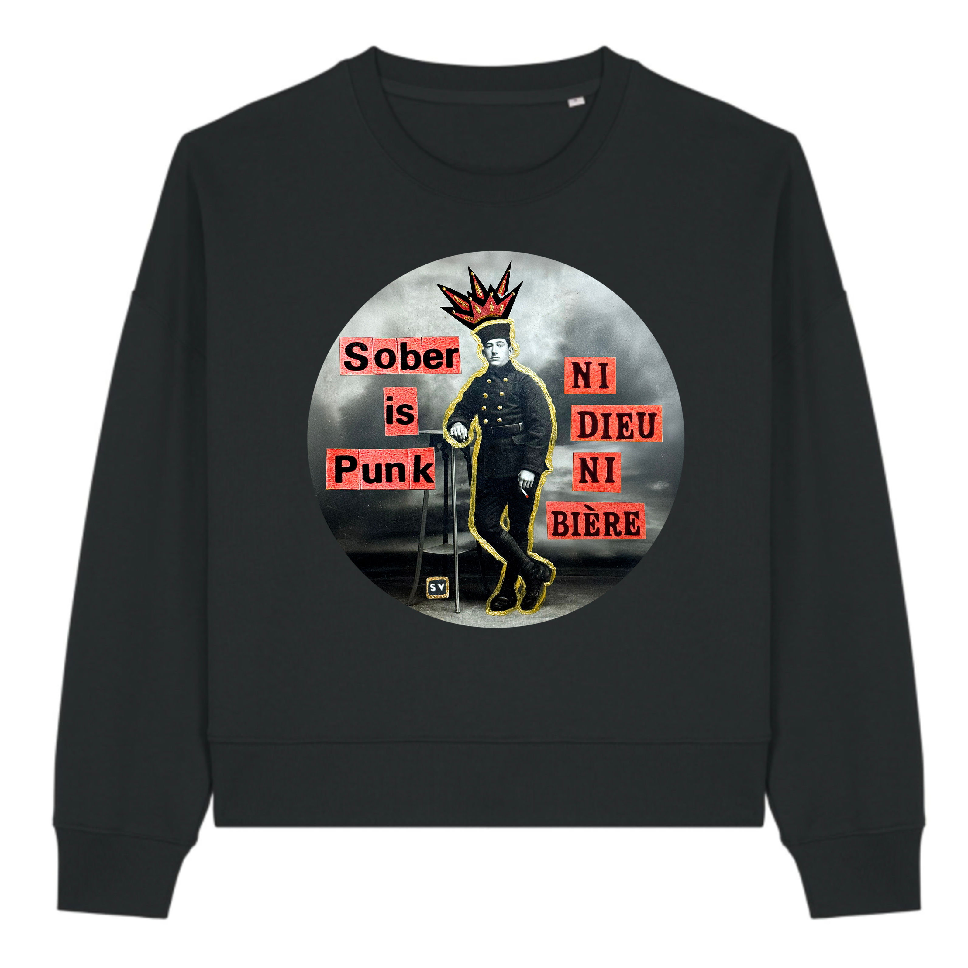 Sweat "Sober is punk" en précommande