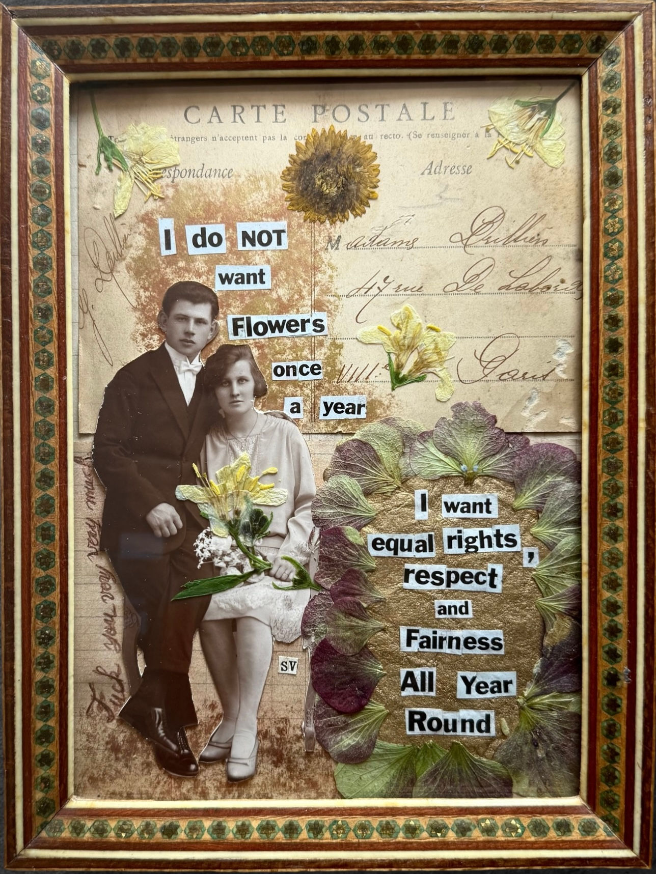 I do not want flowers once a year