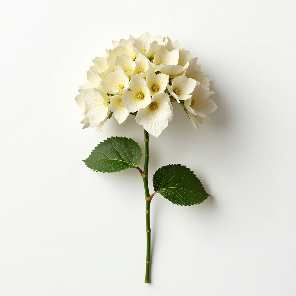 Silk Hydrangea Stem