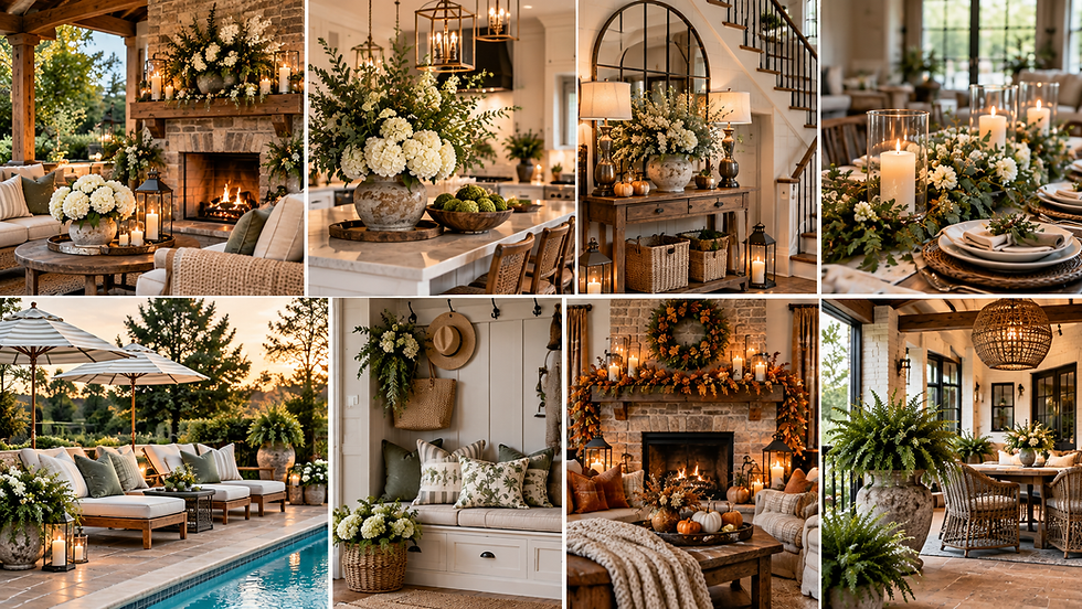 Beyond the porch