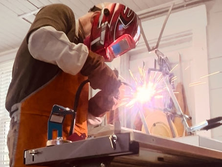 Neil Grant's Process Journal entry #2: Forging the Framework: Building the Sculpture’s Skeleton