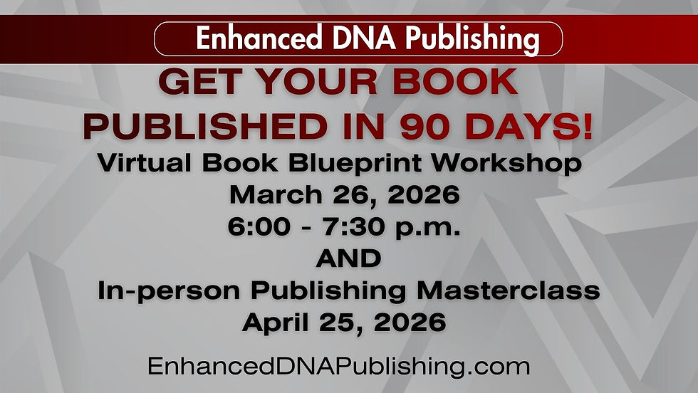 BUNDLE - Book Blueprint Workshop (6:00 p.m.) and Part 2 Publishing Masterclass  