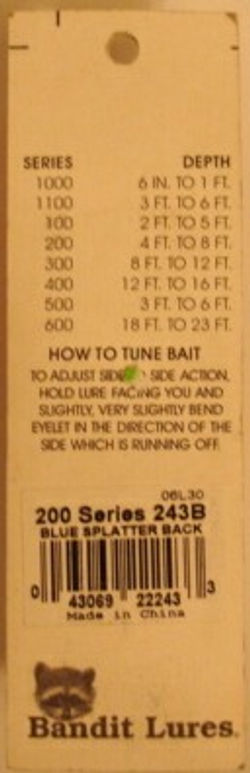 Package of Bandit blue speckled 2