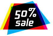 50%の販売