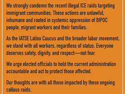 ILC statement regarding ICE (June 13, 2025)