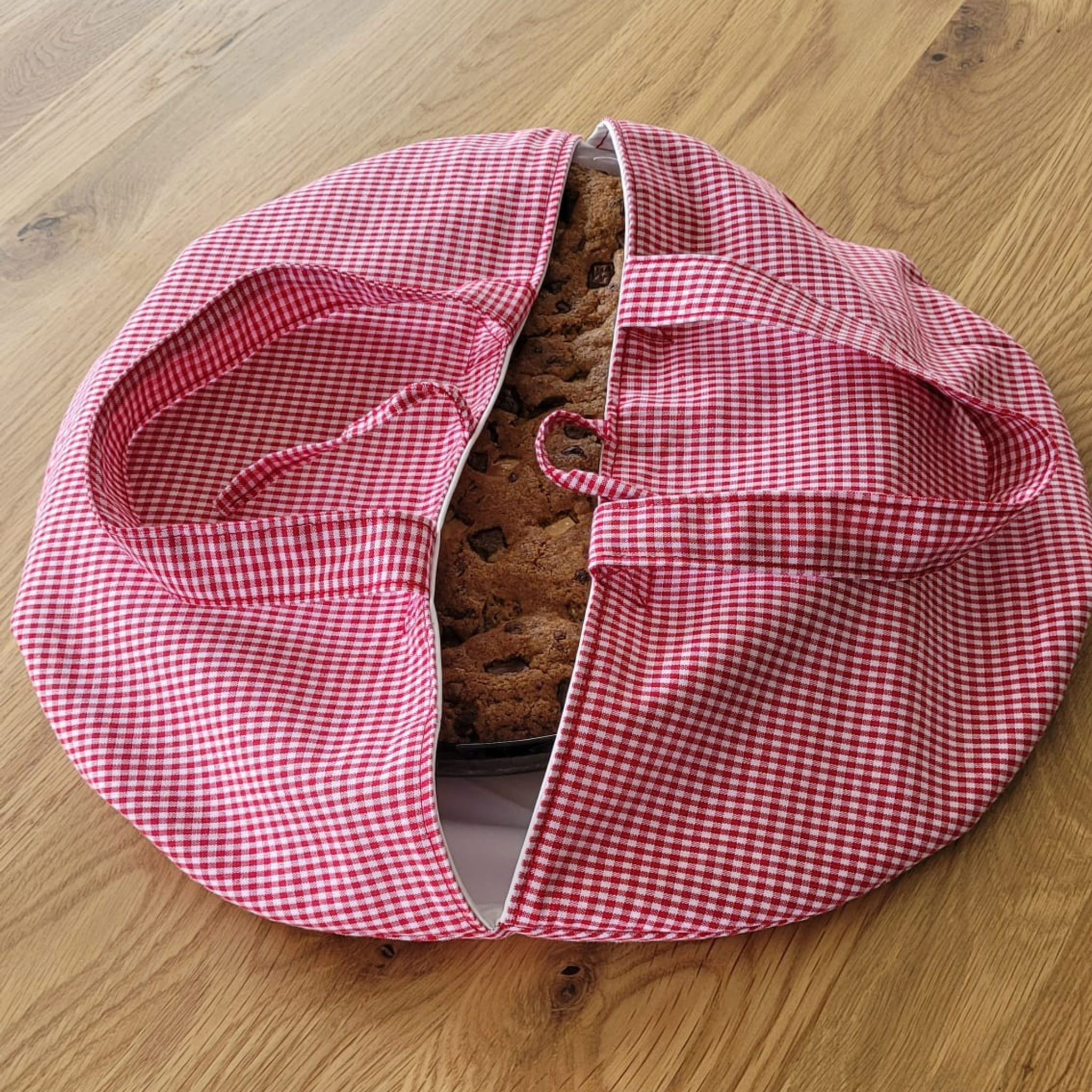 sac à tarte en tissu cousu main