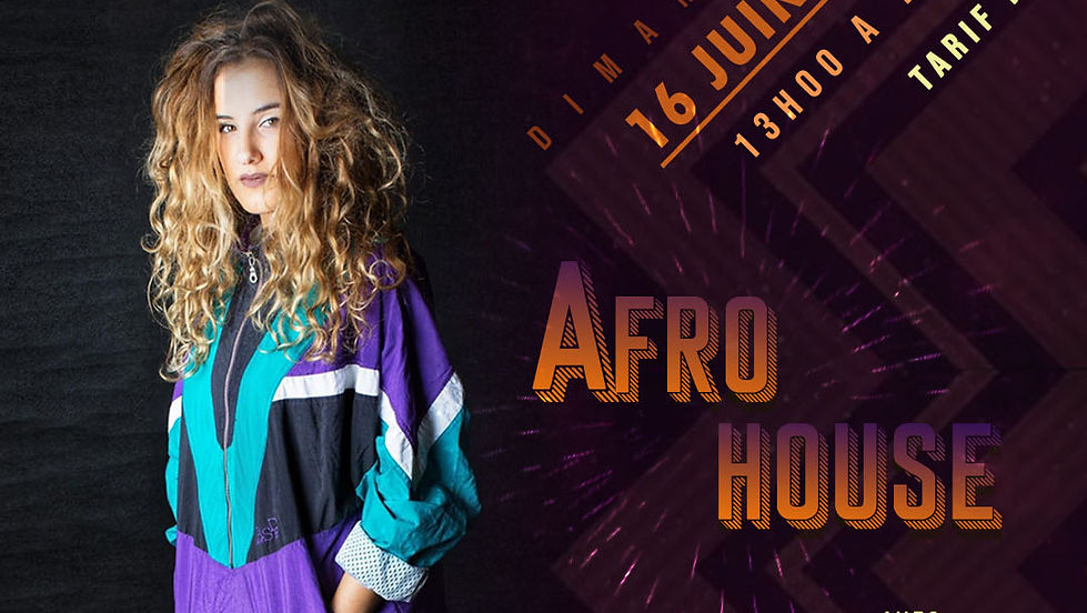 DIMANCHE 16 JUIN 2019 : stage d’afrohouse par Doriane Randri (Studio MRG)