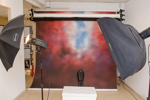 sala posa di uno studio fotografico