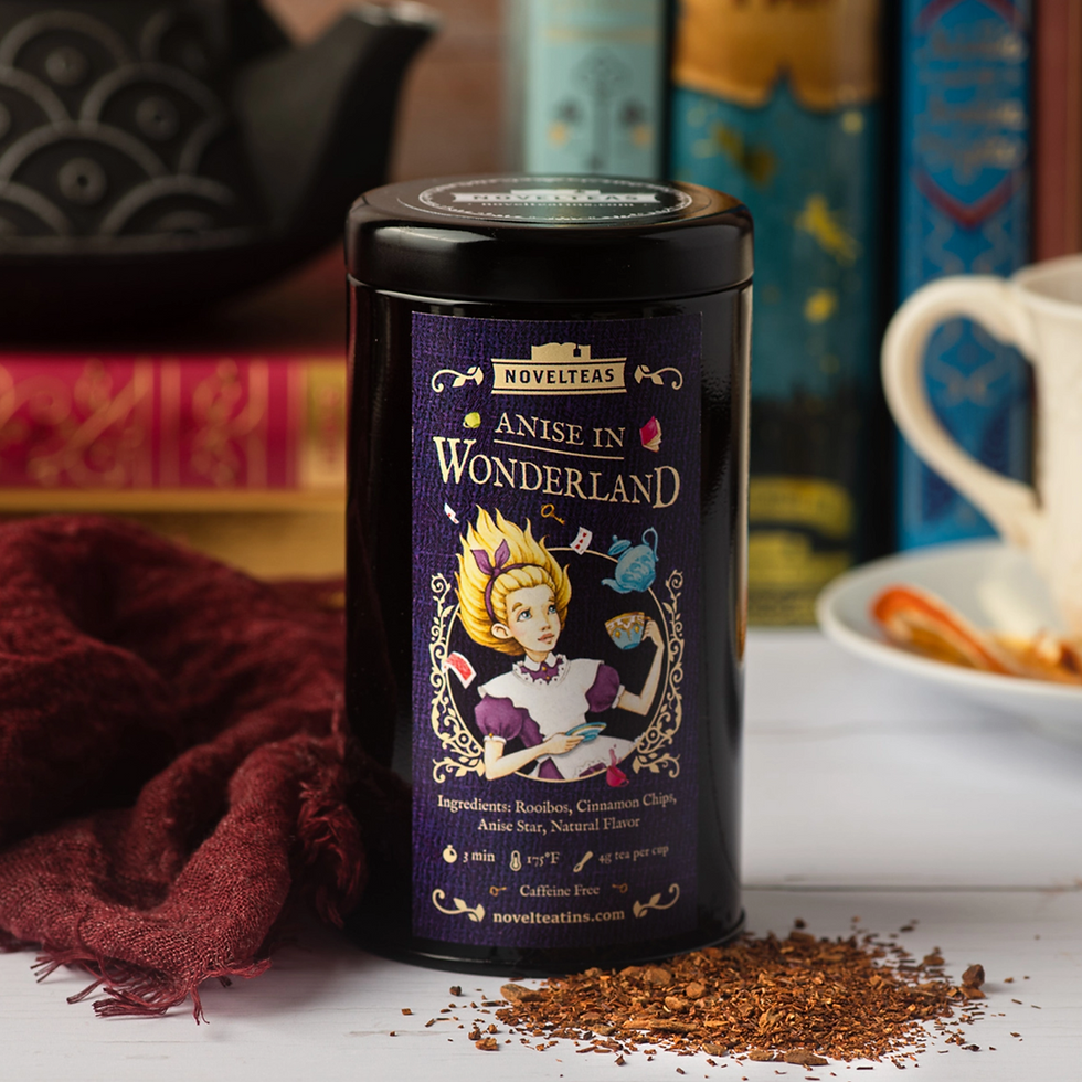 Alice in Wonderland - Punny Loose Tea with Bookmark