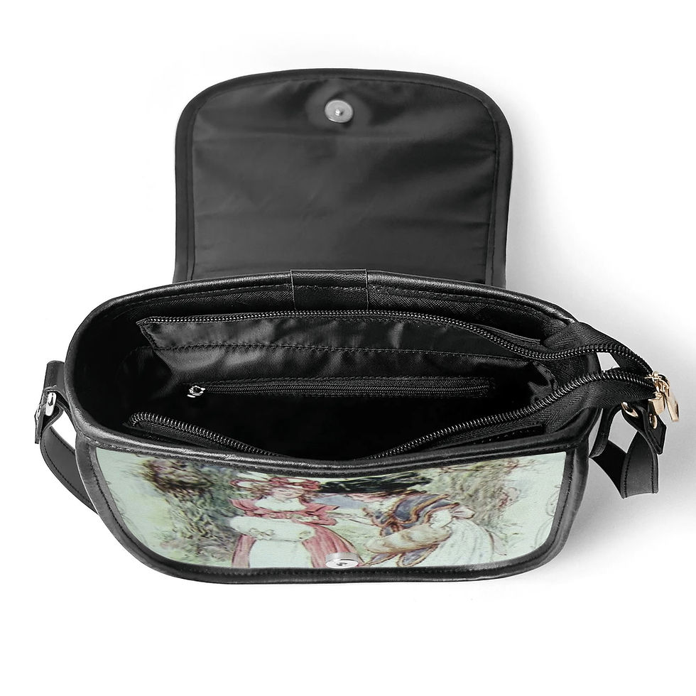 Thumbnail: Sense & Sensibility PU Leather Saddle Bag