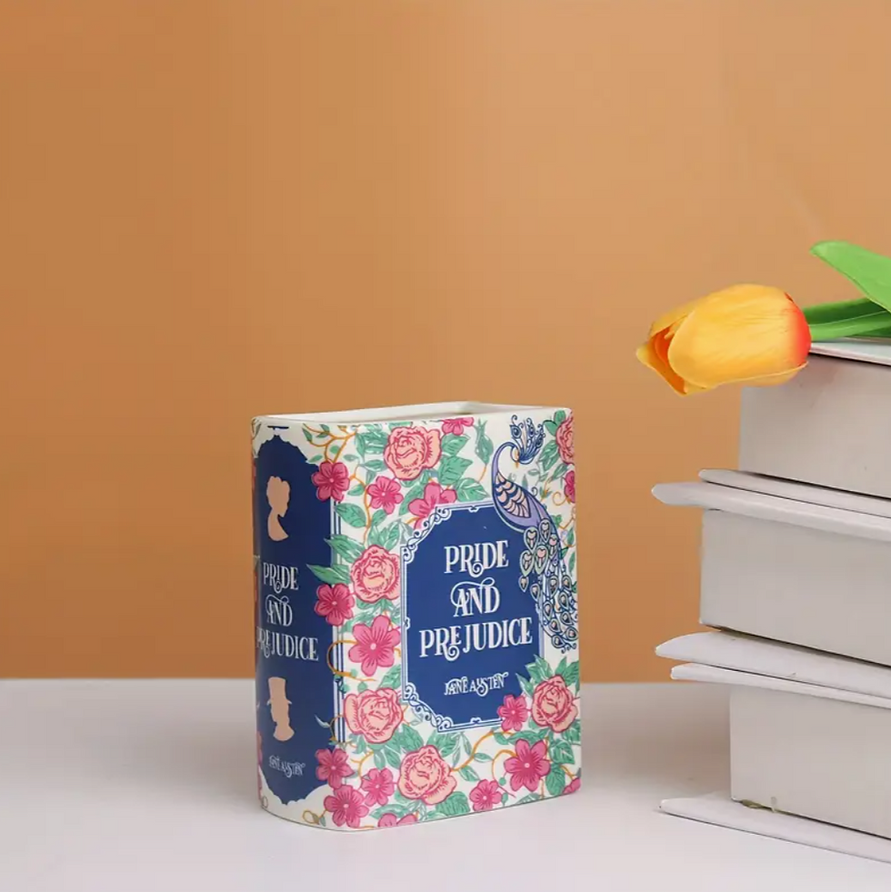 Pride & Prejudice Small Ceramic Vase