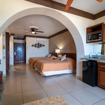 Ocean Room at Hotel Palmas de Cortez, beachfront on the Sea of Cortez in Los Barriles