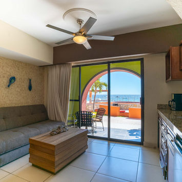 Ocean Room at Hotel Palmas de Cortez, beachfront on the Sea of Cortez in Los Barriles