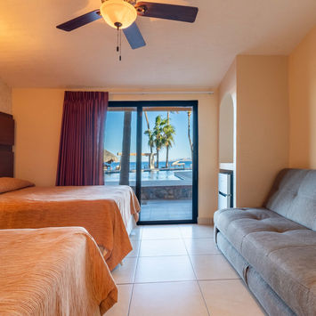 Poolside Room at Hotel Playa del Sol, Los Barriles