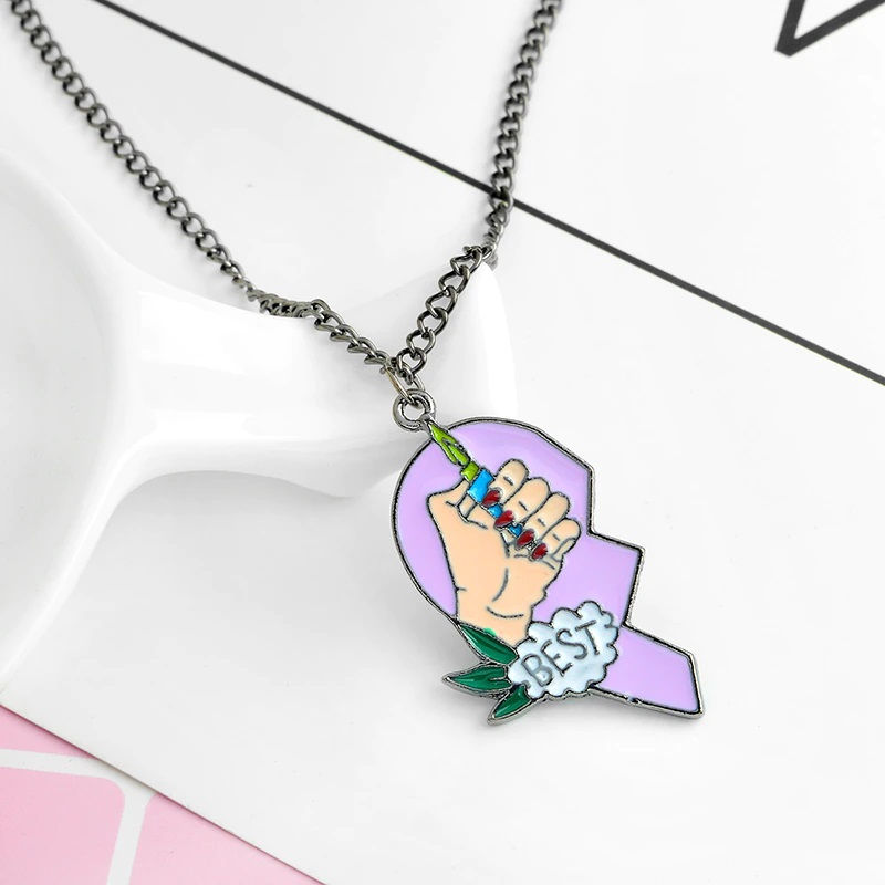 Thumbnail: Set of 2 Best Buds Necklaces
