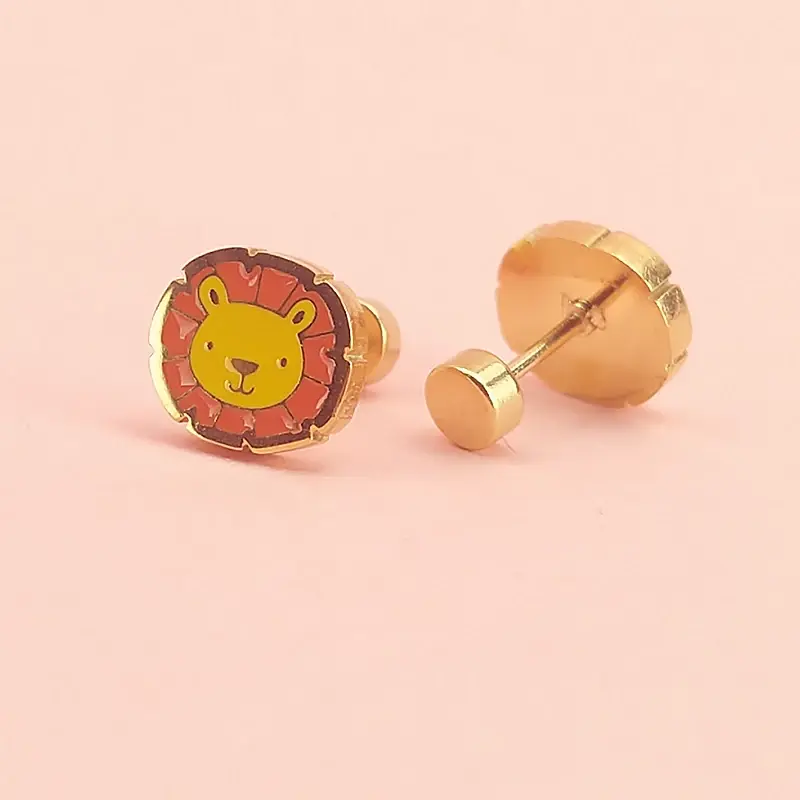 Thumbnail: King of the Jungle Stud Earrings