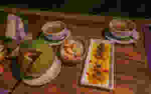 Snail stuffed shrooms