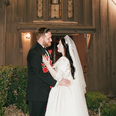 The Bride Wore LK Design for Her Vegas Nuptials