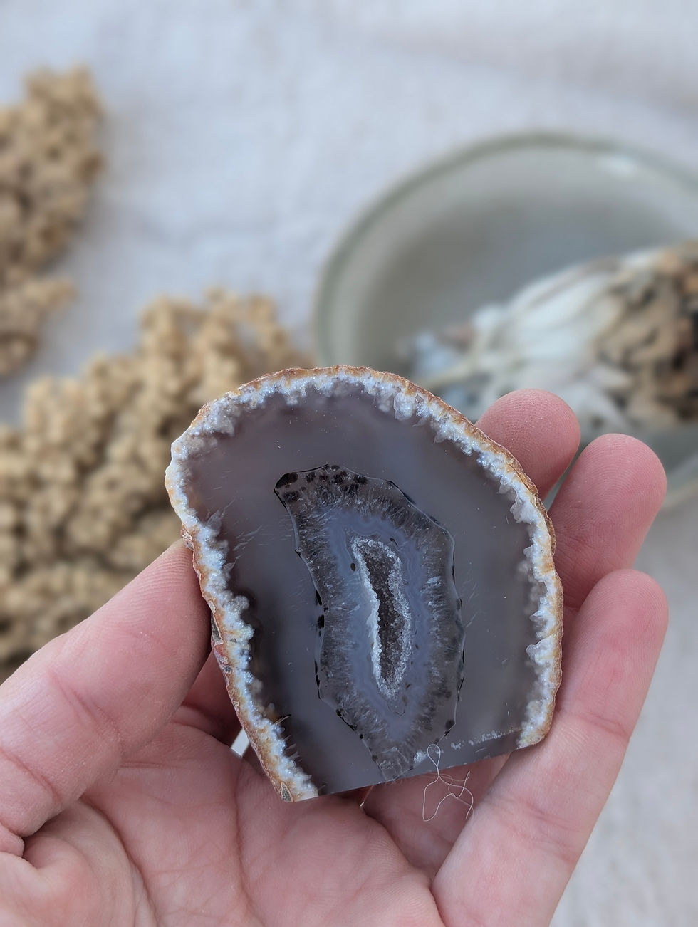 Miniatura: Geodo de Ágata Médio