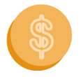 Moneda Dólar amarillo