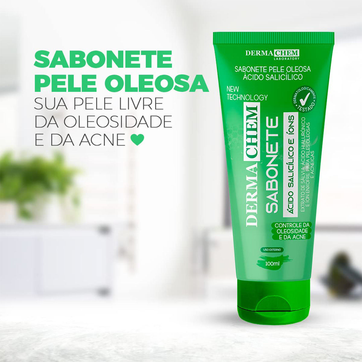 SABONETE PARA PELE OLEOSA - Com Ácido Salicílico