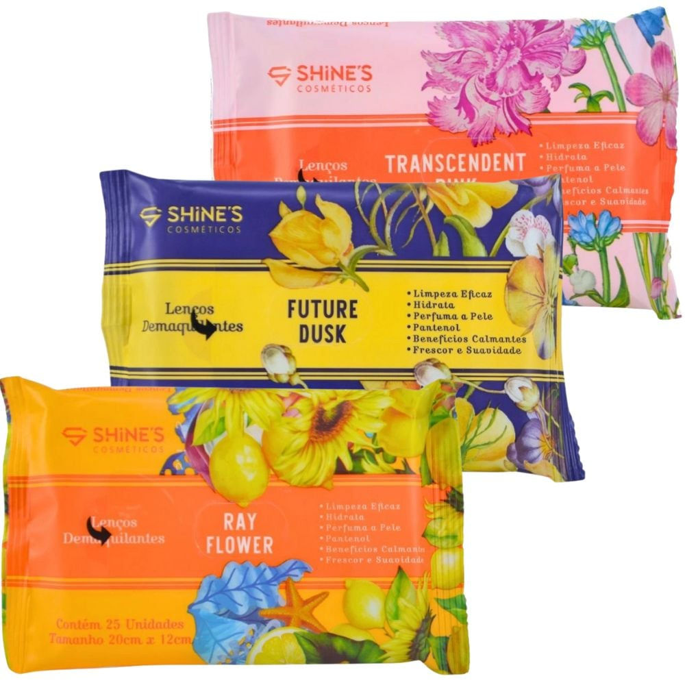 KIT C/ 3 LENÇOS DE LIMPEZA FACIAL