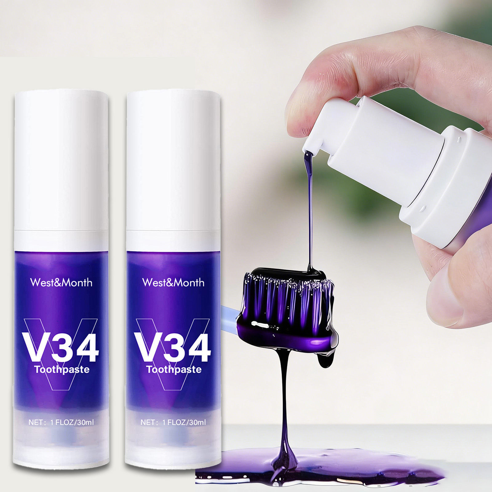 PASTA DENTAL V34 -DENTES MAIS BRANCOS