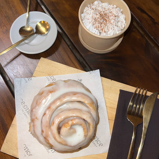 Cinnamon Roll and Tres Leches at Once Once